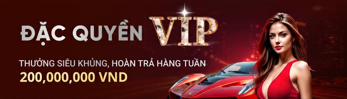 Đặc quyền vip siêu hoàn trả hàng tuần lên tới 200.000.000